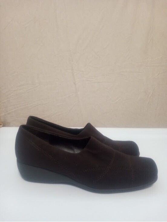 Dress Barn Shoes - Brown Slip-On Wedge Shoes | Comfort | Perfect for everyday or office wear